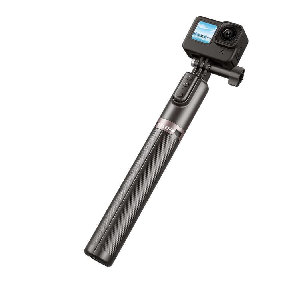 Imagem 3 de 5 do produto Bastão E Tripé Telesin Para Gopro E Celular Com Controle Disparador