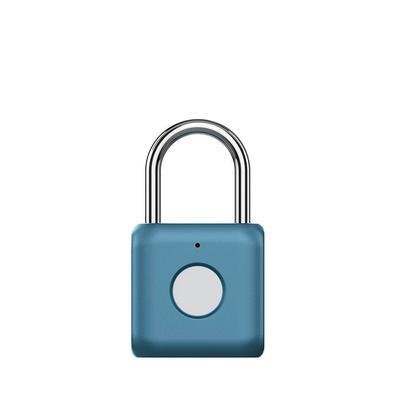 Cadeado Inteligente Com Impressão Digital, Azul U