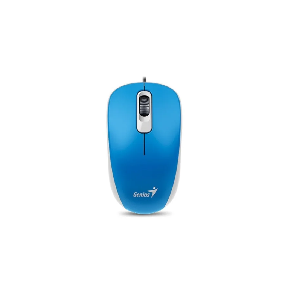 Imagem 2 de 2 do produto Mouse Genius Dx-110 com Fio, Azul, Ambidestro, 1000dpi