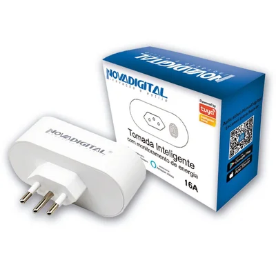 Plug Tomada Inteligente Nova Digital Smart Tomada Wifi 16a