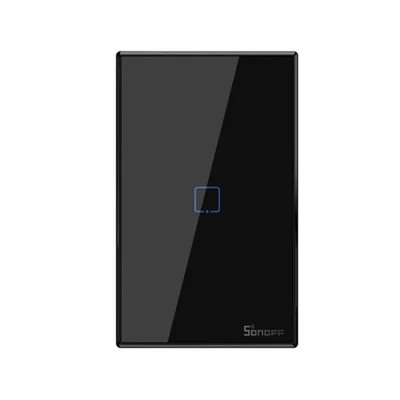 Interruptor Sonoff Tx Alexa 1 Botão Rf433  - Preto