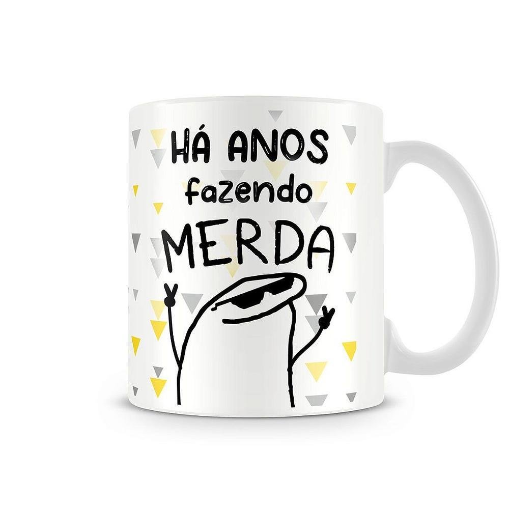 Caneca Flork Meme Personalizamos com Nome