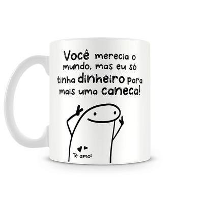 Caneca Artgeek Meme Boneco Palito Flork Cerâmica