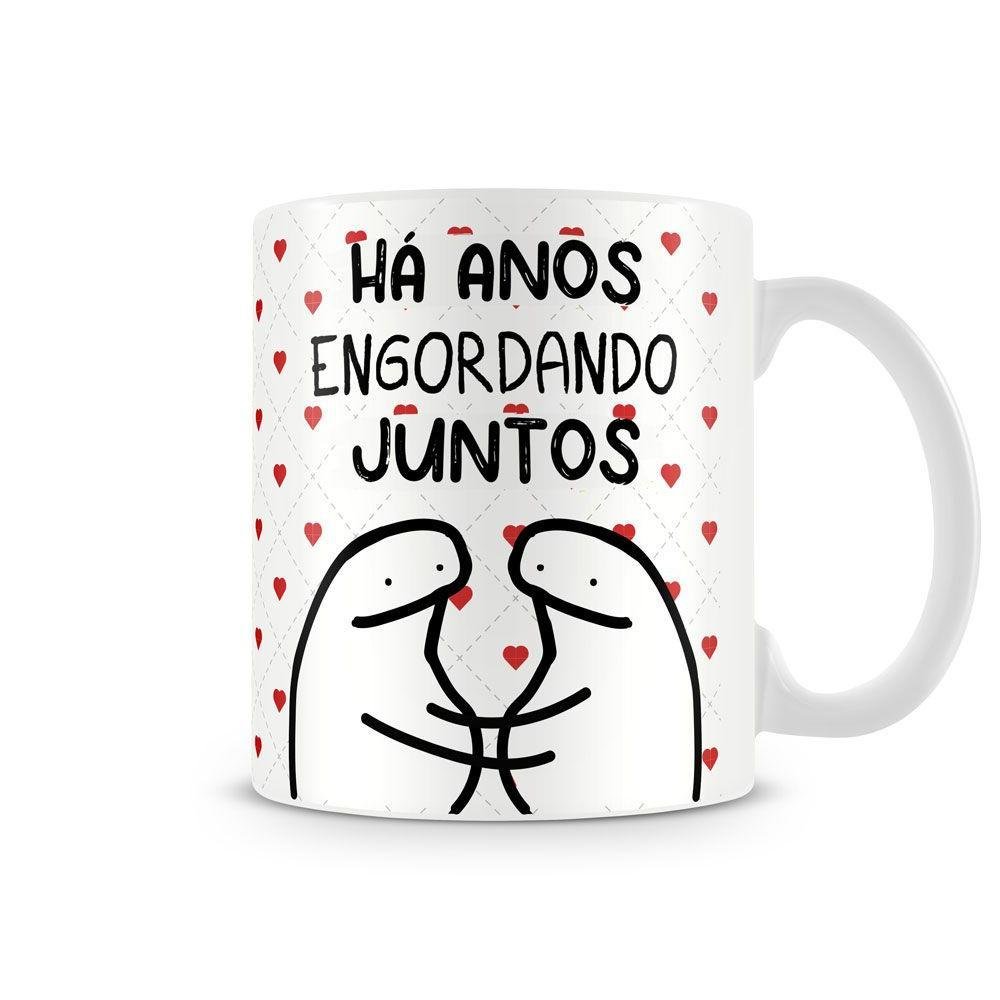 Caneca super mãe meme flork boneco palito