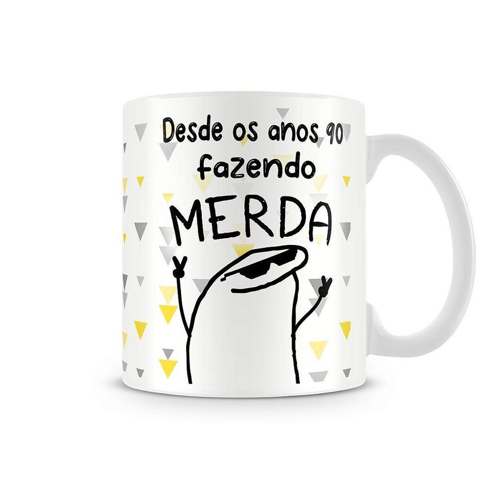 Caneca Meme Flork Teu C*