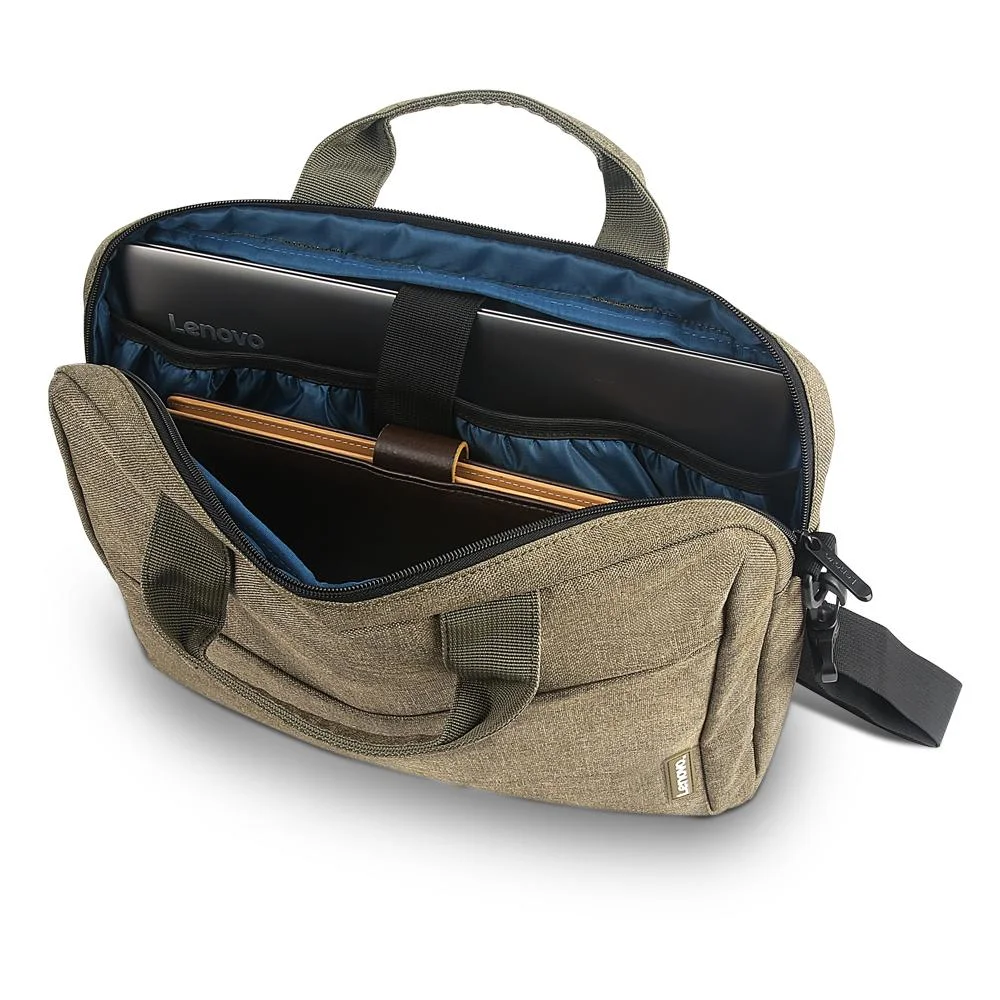 Imagem 2 de 5 do produto Mochila Para Notebook Transversal Lenovo Casual Verde T210 Até 15.6'' Gx40q17232