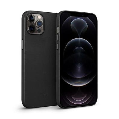 Capa Para Iphone 12 Pro Max, Couro Dual Preta, Gshield