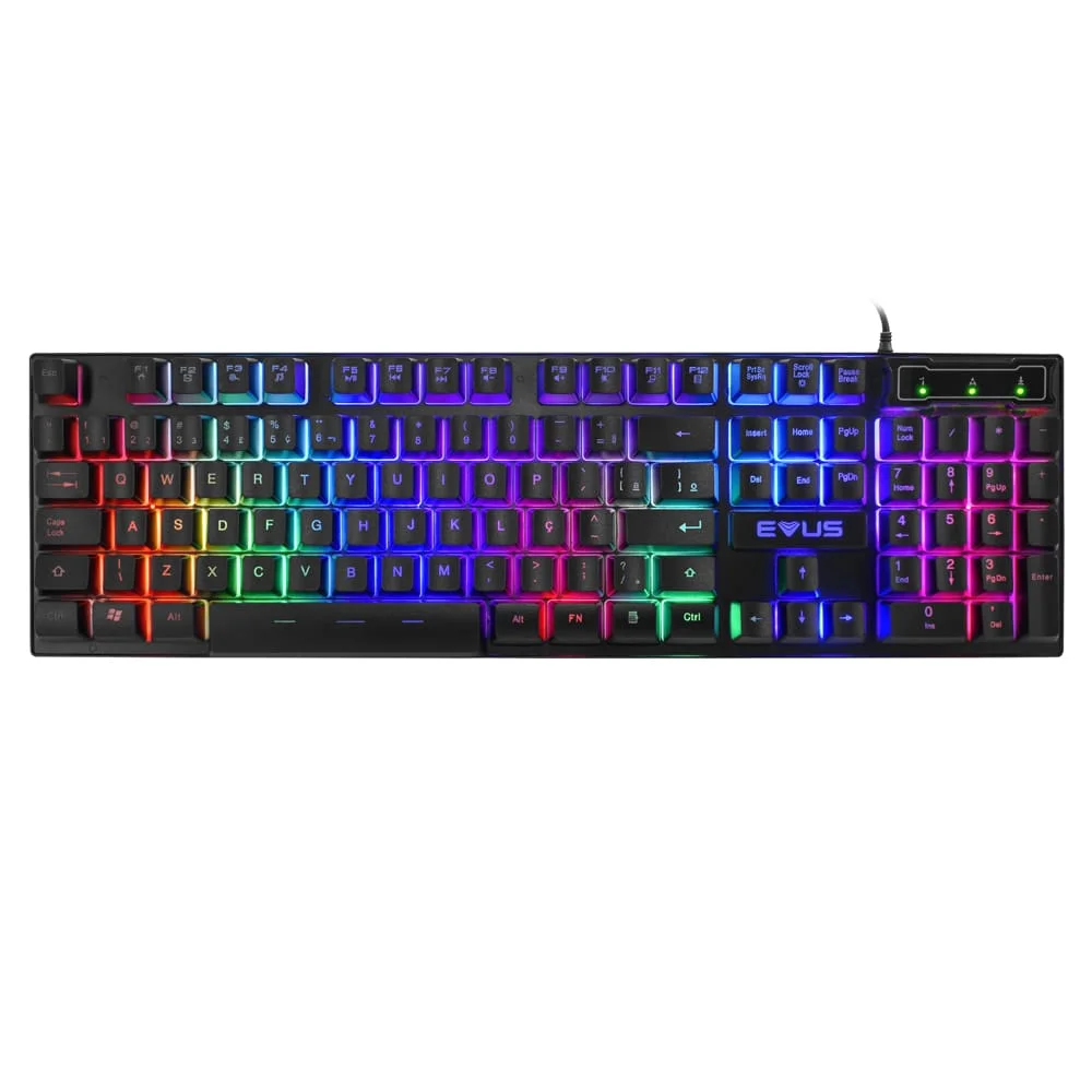 Teclado Gamer Evus Tc-11b Jellybeans Teclado Gamer Evus Tc-11b Jellybeans