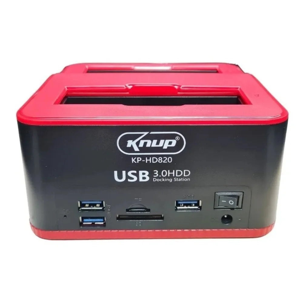 Dock Station Knup, Case Para HD Sata, Pendrive SD, USB 3.0 - Kp-HD820 Dock Station Knup, Case Para HD Sata, Pendrive SD, USB 3.0 - Kp-HD820