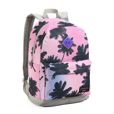 Mochila Urbano Feminina Resistente Cor Tipo Tie Dye Fashion, Rosa