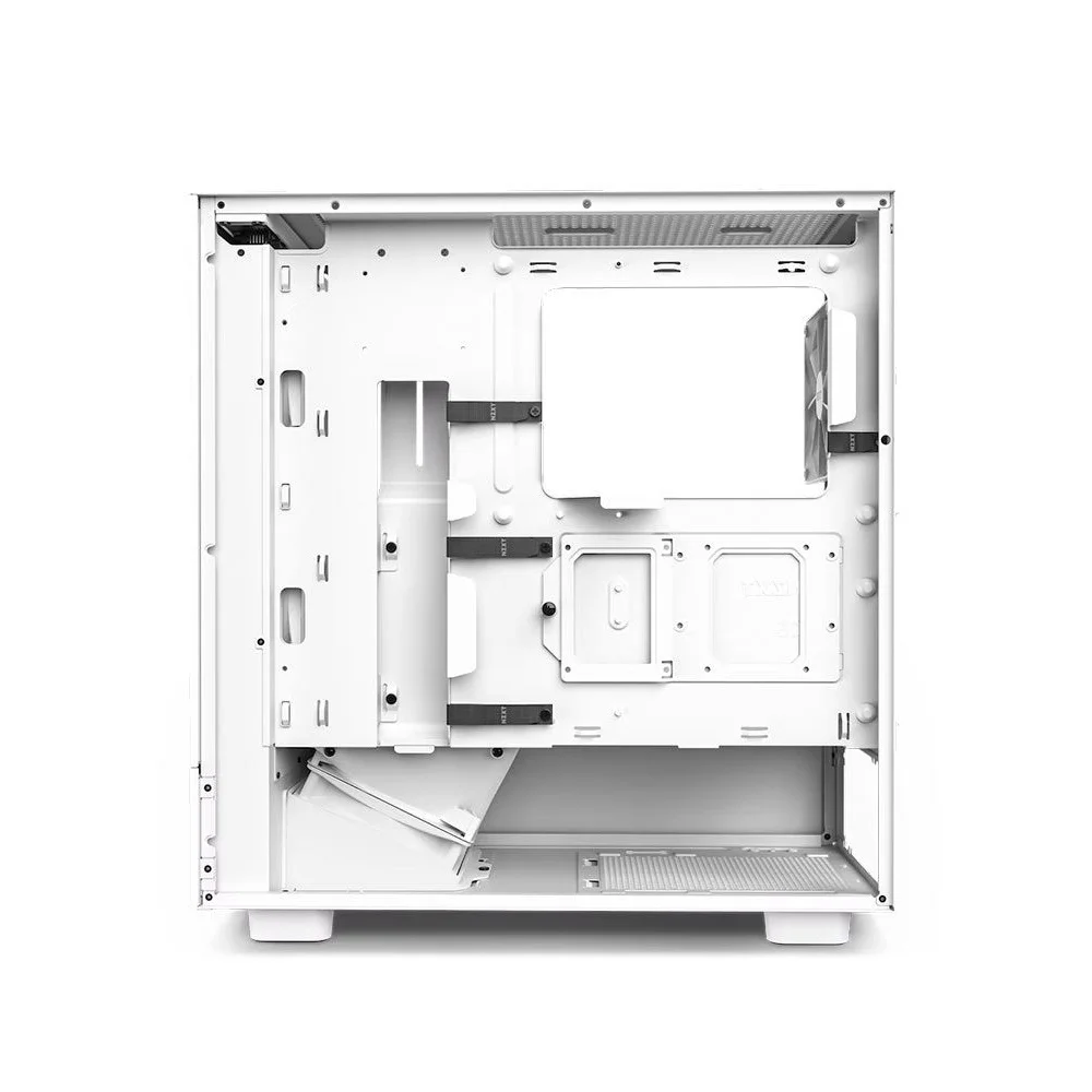 Imagem 2 de 5 do produto Gabinete Nzxt H5 Flow, Mid-Tower, Lateral Em Vidro, Branco