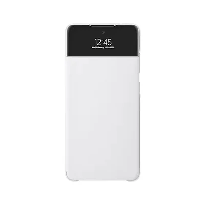 Capa Samsung Galaxy A72 Flip Smart S View Wallet, Branca