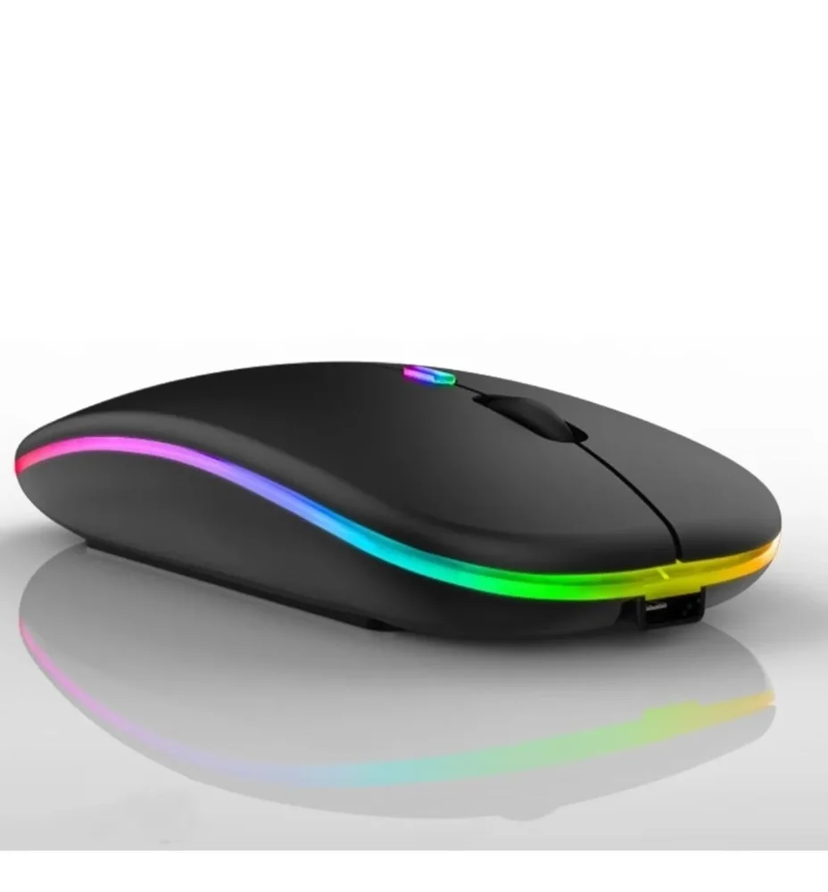 Imagem 2 de 3 do produto Mouse Sem Fio Bluetooth Wireless Recarregável E-1300 Pro Preto