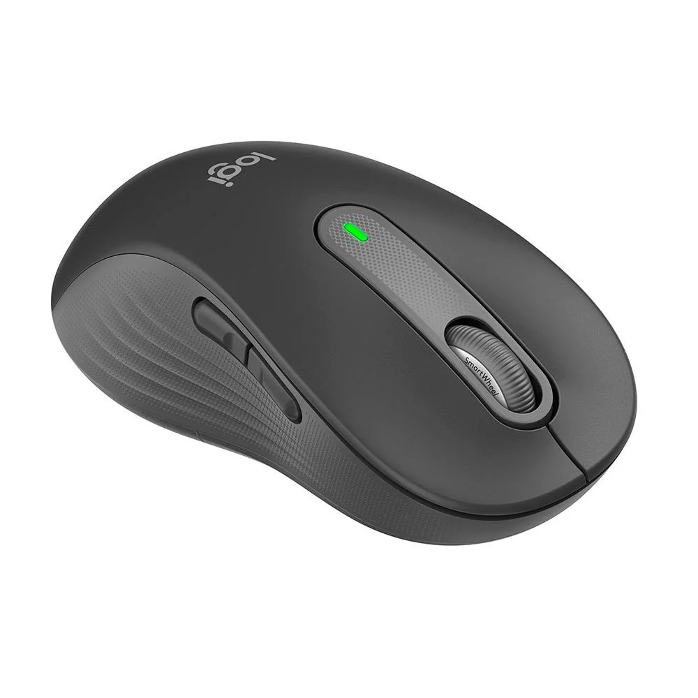 Imagem 3 de 5 do produto Mouse sem fio Logitech Signature M650L, Bluetooth, USB, Para Canhoto, Grafite