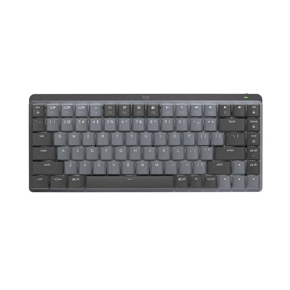 Imagem 2 de 5 do produto Teclado Mecânico Gamer Logitech Mx Mechanical Mini, Sem Fio, Bluetooth, Preto