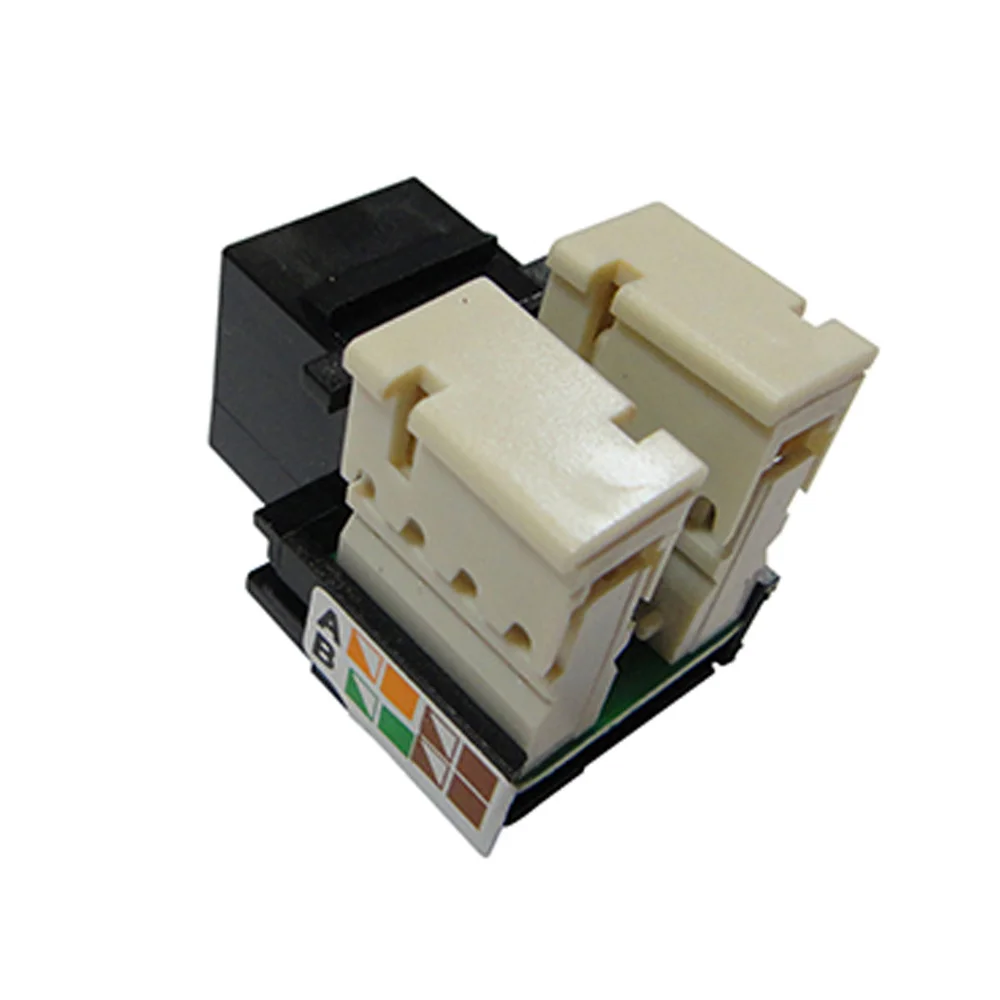 Imagem 3 de 4 do produto Conector Seccon Keystone RJ45 Fêmea, CAT5, Branca - WT 2001C W