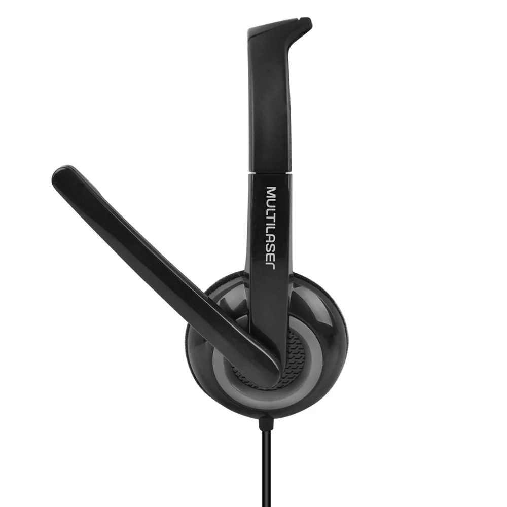 Imagem 3 de 5 do produto Headset Multi Basic, P3, 3.5mm, Controle de Volume, Microfone com Redução de Ruído, Preto - PH367