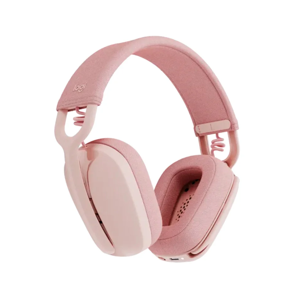 Headset Sem Fio, Logitech Zone Vibe 100 Bluetooth, Rosa - 981-001223
