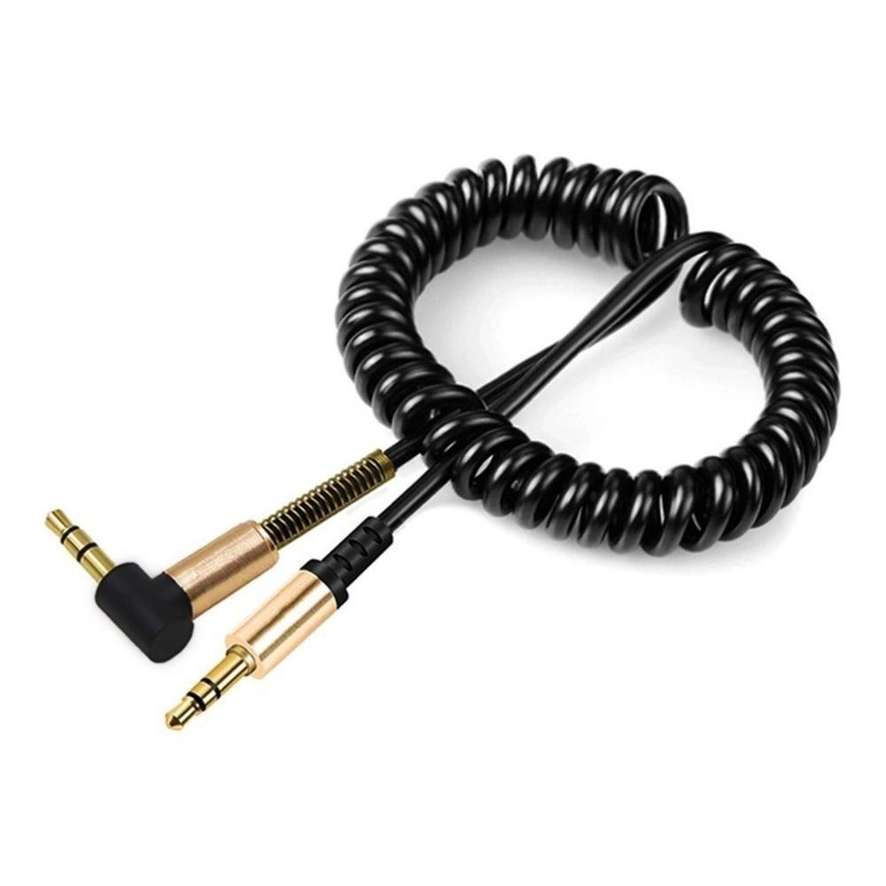 Imagem 2 de 2 do produto Cabo Auxiliar P2 Para Celular Espiral, Enrolado P2 X P2 1m