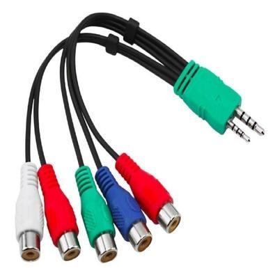 Cabo Adaptador, Av Componente, Tv Samsung, Led Lcd P1 P2 5 Rca
