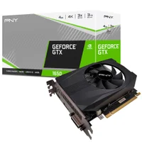 Placa de Vídeo PNY NVIDIA GeForce GTX 1650, 4GB GDDR6, 128 Bits, Single FAN - VCG16504D6SFMPB1 2