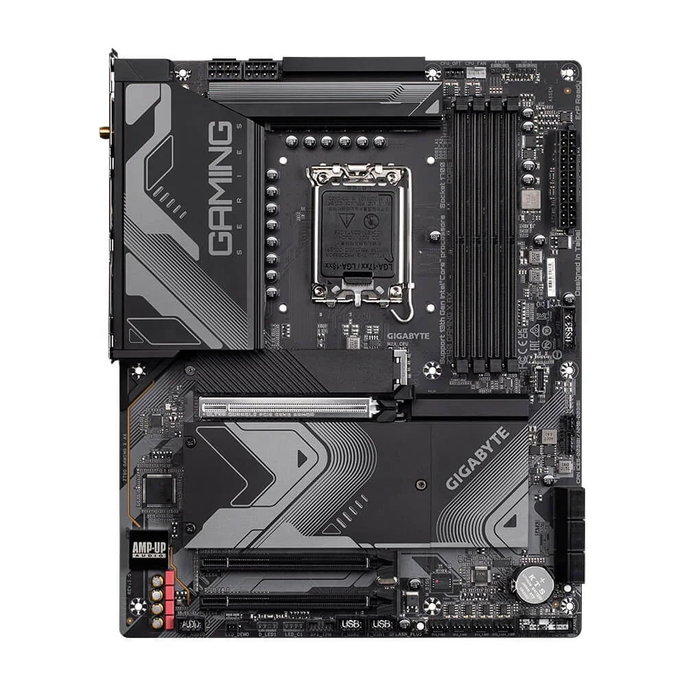Imagem 2 de 5 do produto Placa-Mãe Gigabyte Z790 Gaming X AX, Intel LGA 1700, ATX, DDR5, Bluetooth 5.3