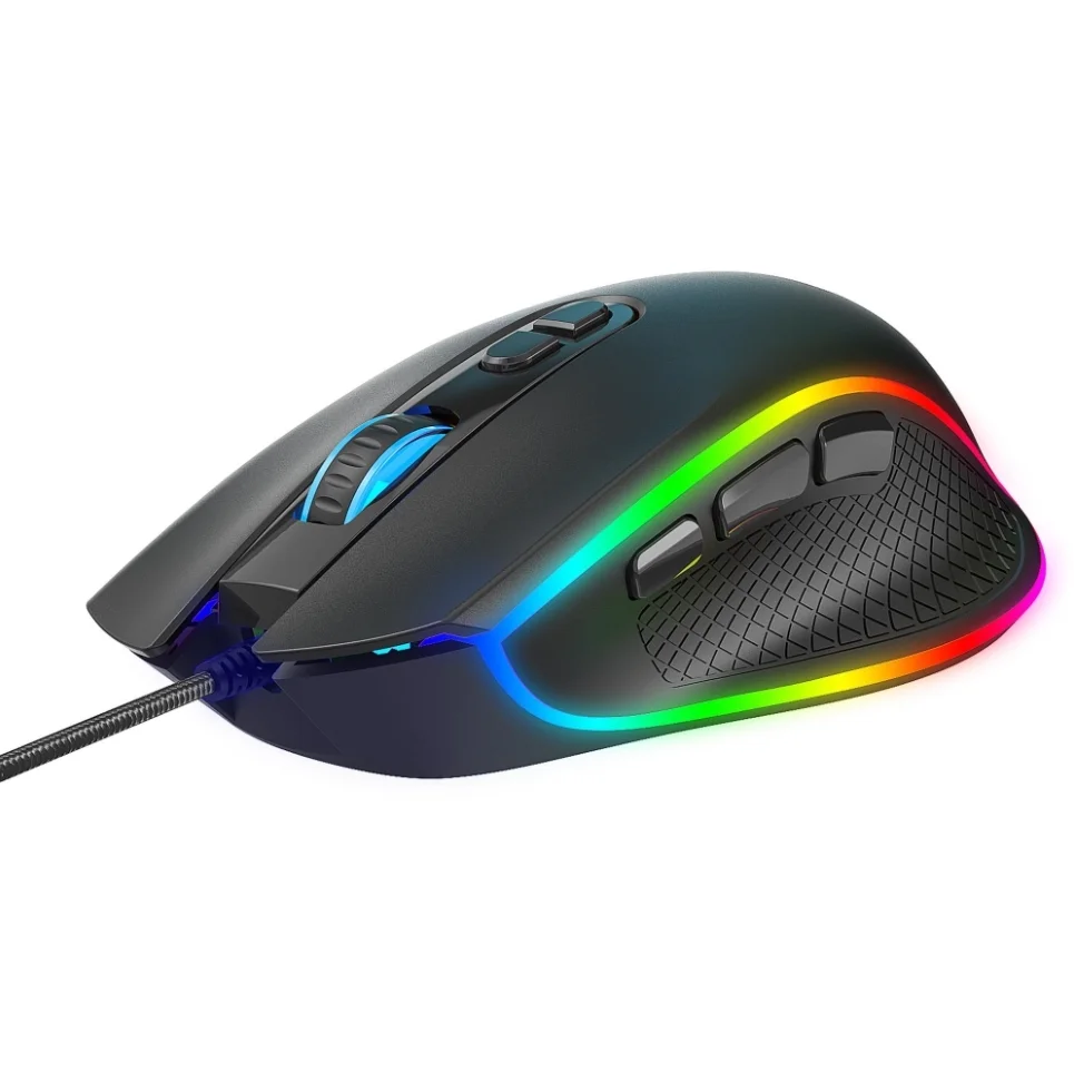 Imagem 2 de 5 do produto Mouse Gamer Fortrek Cruiser New Edition, RGB, 12000 DPI, 7 Botões, Preto