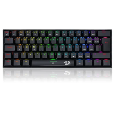 Teclado Mecânico Gamer Redragon Dragonborn, RGB, Switch Marrom, Preto - K630rgb-1