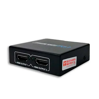 Splitter HDMI Divisor Exbom 01 Entrada 02 Saídas