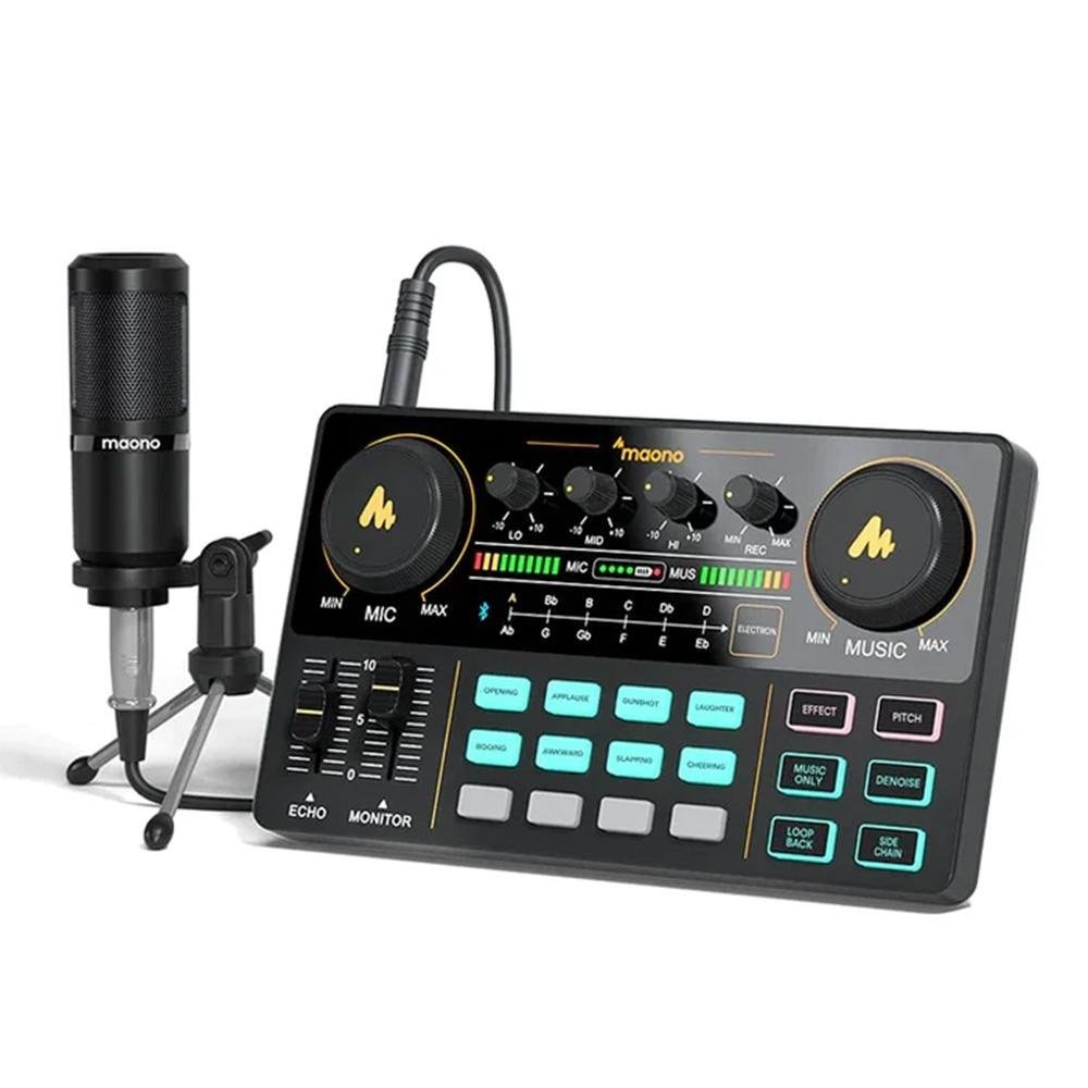 Estúdio De Podcast Maono Maonocaster Lite, Microfone De Gravação - Au-am200s1