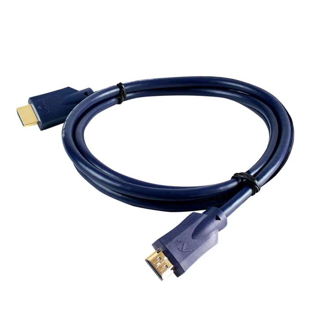 Imagem 2 de 5 do produto Cabo HDMI Aquario 2.1 8k 3d 19 Pinos 1 Metro - 8k1