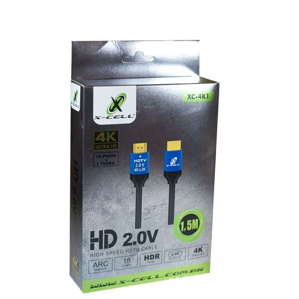 Imagem 3 de 5 do produto Cabo HDMI Flex Xc-4k1, 2.0V, 1.5 Metros