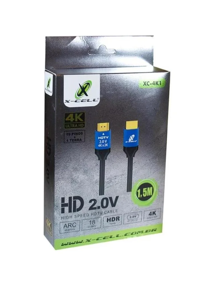 Imagem 5 de 5 do produto Cabo HDMI Flex Xc-4k1, 2.0V, 1.5 Metros