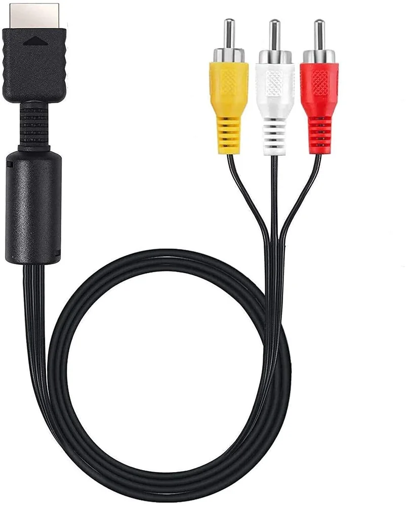 Imagem 2 de 3 do produto Cabo De Audio E Video, Av Rca, Ps2, Ps3