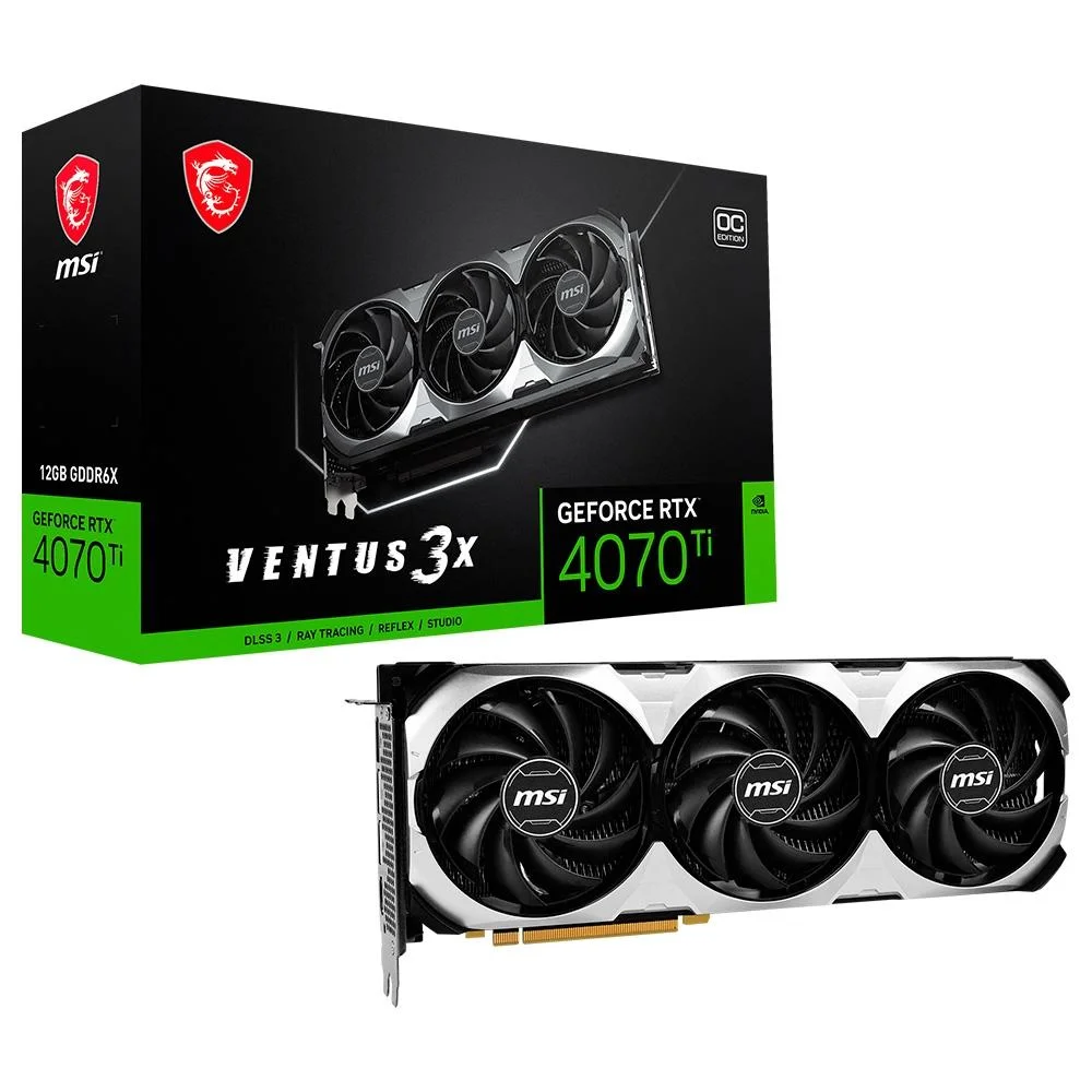 グラフィックボード・グラボ・ビデオカード MSI RTX 4070ti 12GB Placa de Vídeo MSI Nvidia Rtx 4070 Ti 12GB RAM