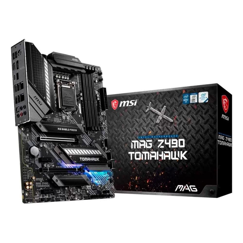 Msi Z490 Mag Tomahawk (LGA 1200, DDR4 5000), Chipset Intel Z490, USB 3.2, RGB, Slot M.2, Atx