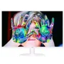 Monitor HQ 19.5HQ-LED+, 19.5 LED Widescreen, 75hz, 1600x900, HDMI e VGA, VESA, Ajuste De Inclinação, Branco