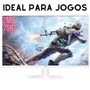 Monitor HQ 19.5HQ-LED+, 19.5 LED Widescreen, 75hz, 1600x900, HDMI e VGA, VESA, Ajuste De Inclinação, Branco