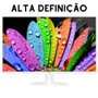 Monitor HQ 19.5HQ-LED+, 19.5 LED Widescreen, 75hz, 1600x900, HDMI e VGA, VESA, Ajuste De Inclinação, Branco