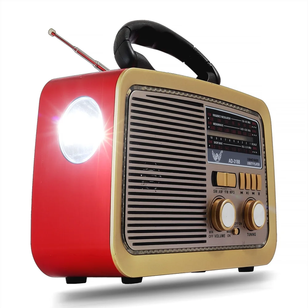 Rádio Retro Vintage Am Fm Sw KaBuM