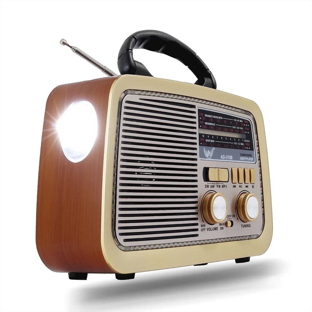 Rádio Retro Vintage Am Fm Sw KaBuM
