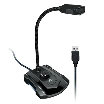 Microfone Condensador Maono Au-Gm31, USB, Omnidirecional, Preto
