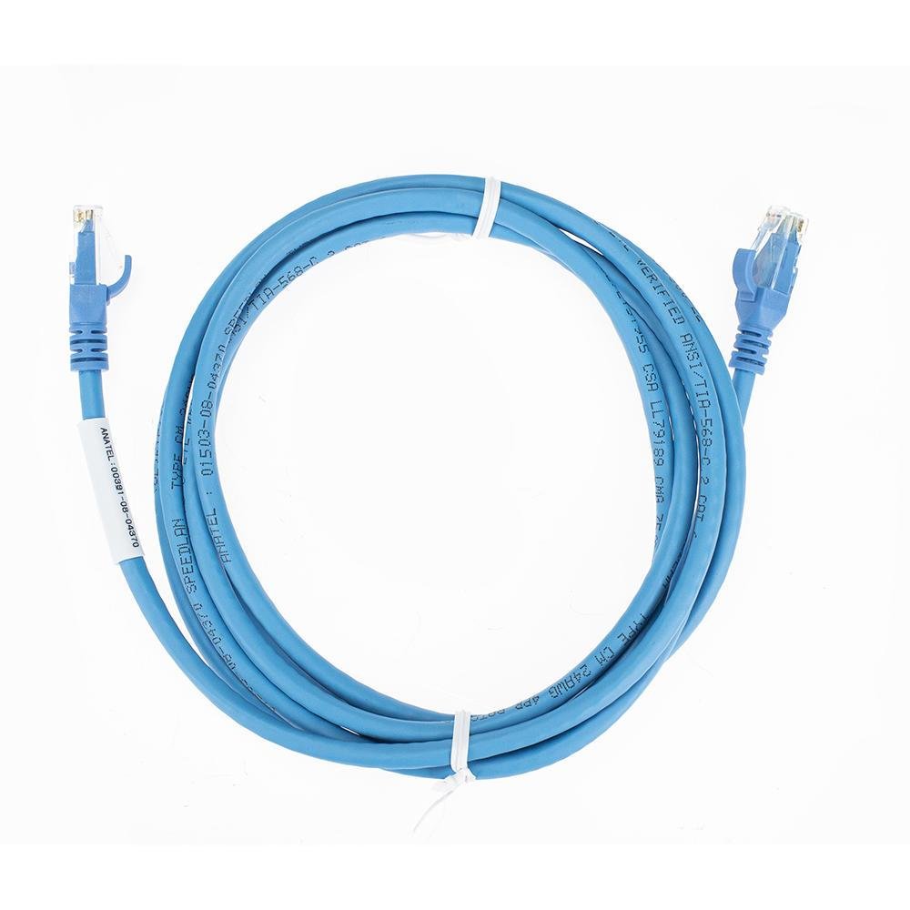 Patch Cord Speedlan Cat 6 1.5m Azul Anatel Patch Cord Speedlan Cat 6 1.5m Azul Anatel