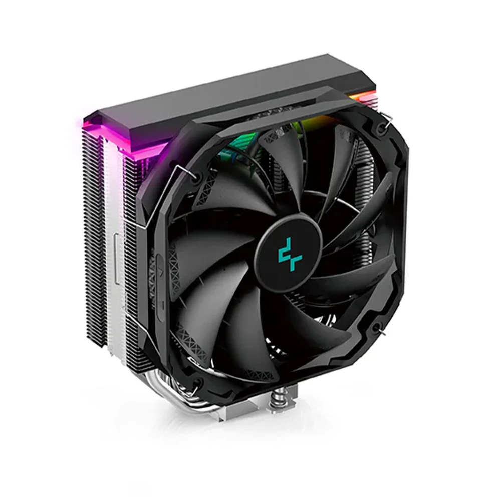 Cooler Para Processador Deepcool As500, AMD/Intel, RGB, Slim Tower, TGP 220W/PWM 8