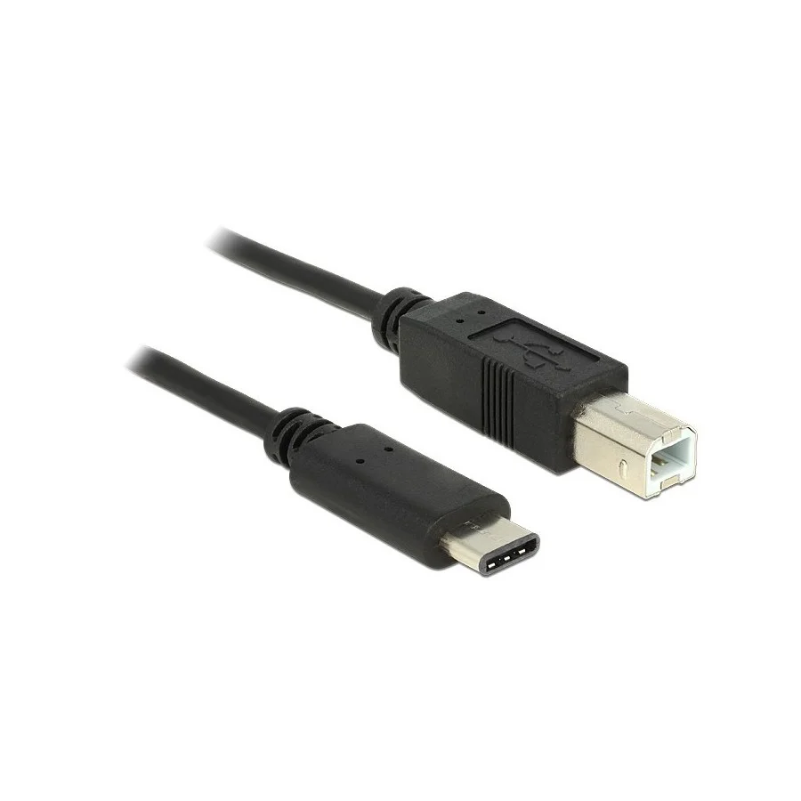 Imagem 1 de 4 do produto Cabo Para Impressora USB Tipo C X USB B Macho, Xcell, 2m, 480Mbps