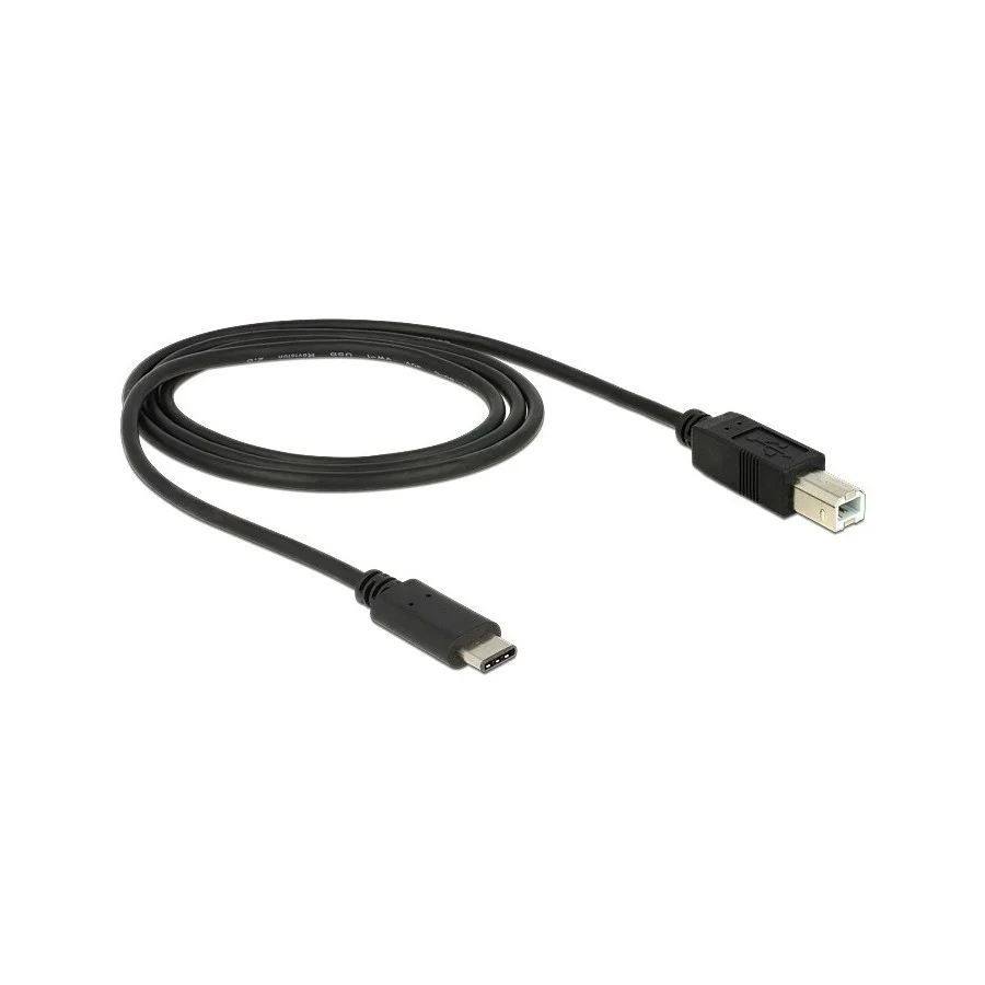 Imagem 2 de 4 do produto Cabo Para Impressora USB Tipo C X USB B Macho, Xcell, 2m, 480Mbps