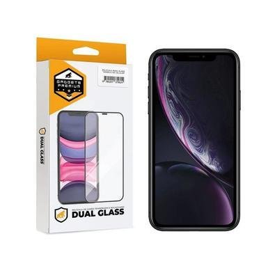 Película Gshield Dual Glass Preto, Para Iphone XR