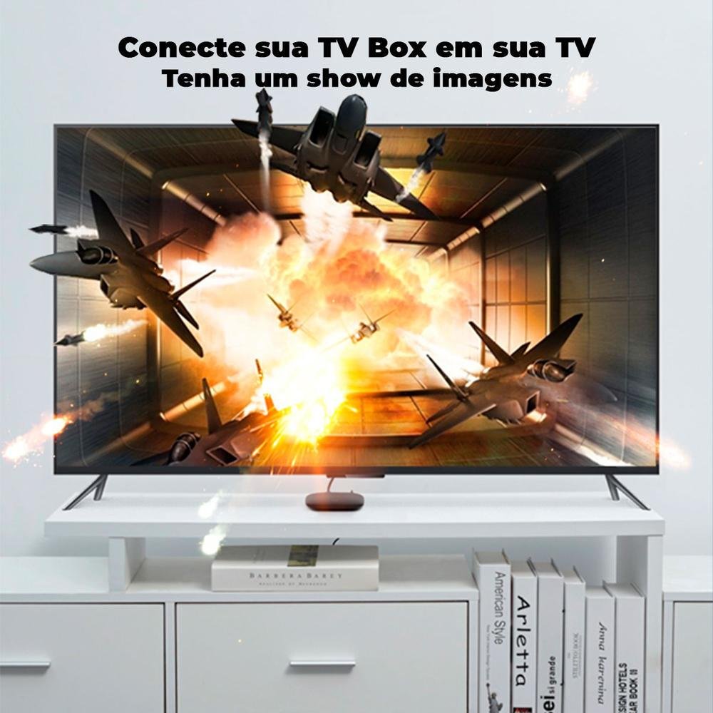 Imagem 3 de 5 do produto Cabo HDMI Vention 2.0 Slim Fino FullHD 4k Tv Blindado 1.5m
