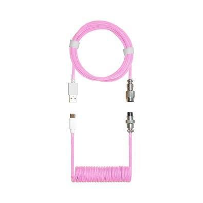 Cabo Duplo Enrolado Cooler Master Kb-cmz1 Magenta Rosa