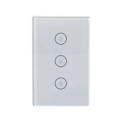Interruptor Smart Wifi Touch Inteligente 3 Botões